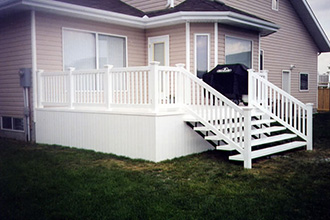 Fenced In Vinyl - Stairs